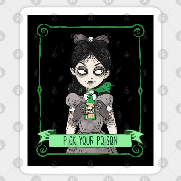 Pick Your Poison Magnet by Curio Pop Relics